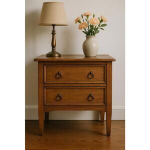 Set of 4 Bronze Ring Drawer Pulls • Drop Handles w/ Screws • New in Case